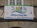 Szene des Aktionstag 50+, April 2016, Rathaus Ritterhude